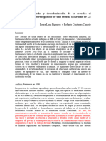 Educación Mapuche y Descolonización de La Escuela