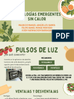 Presentación Proyecto Nutrición Comida Vegana Ilustrativo Verde