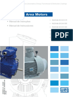 WEG WMO Hazardous Area Motors 15938855 Manual Es PT Web