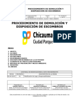 PR-PO-UR-13 P. Demolición y Retiro de Escombros