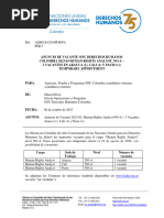 163 Anuncio Vacante HRA NOA - PBF Arauca Cali Pasto - Términos de Referencia.