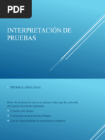 Interpretacion de Pruebas