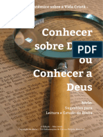 200 100 200 V1 Conhecer Sobre Deus Ou Conhecer A Deus