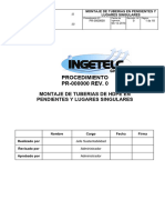 Montaje de Tuberias Hdpe en Pendientes