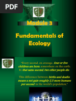 Module 3 Fundamental of Ecology