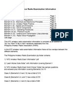 NTC Amateur Radio Exam Information  