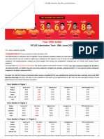 FIITJEE Admission Test-19th June 2022 Result