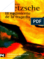 05B - Nietzsche - El Nacimiento de La Tragedia - Alianza