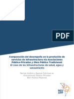 Comparacion Del Desempeño en La Prestacion de Servicios de Infraestructura Via Asociaciones Publico-Privadas y Obra Publica Tradicional