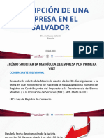 Inscripción de Una Empresa en El Salvador