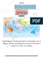 Fascicule de Geo 3eme Profx27x27 PDF Free