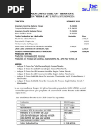 Práctica Toma de Decisiones (Costeo)