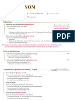 CV Bourse Eiffel FR