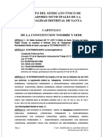 Estatuto Del Sindicato Único de Trabajadores Obreros