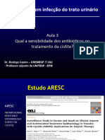 Atualização em Infecção Do Trato Urinário: Aula 3 Qual A Sensibilidade Dos Antibióticos No Tratamento Da Cistite?