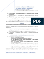 Estrategia y Estructura de Empresas Multinacionales