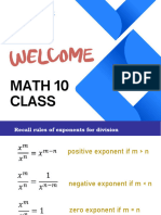 Week 6 Division of Polynomials