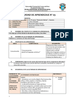 Actividad de Aprendizaje #9-Bailamos y Cantamos Al Ritmo Del Festejo