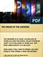 The Origin of The Universe