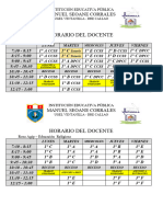 Horario de Docentes