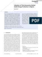 ChemBioEng Reviews - 2021 - Shiru - Towards Commercialization of Third Generation Biofuel Industry For Sustainable Energy