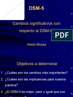 DSM-5 - Cambios Relevantes - Mussa