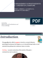 1.gagging and Its Management in Prosthodontic Patients