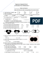 1st Periodic Test - Math 7