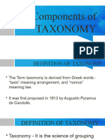 Components of Taxonomy BañasNaciloan