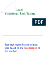 ST4-Method-Level Functional Unit Testing