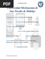 Tarea de Informatica Clasificacion ...