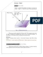 Principle of Photo Electron Spectros