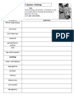 Vocab Worksheet Jim Crow