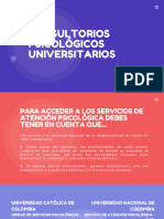 Consultorios Psicológicos Universitarios