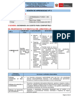 Sesión de Aprendizaje Nuevo Esquema #3 - 1 Refuerzo