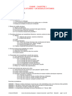 Chapitre1 - Chimie - Atomes