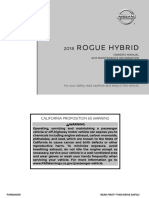 2018 Nissan RogueHybrid Owner Manual