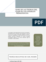 Implicaciones Teorias Del Aprendizaje en Los Modelos Pedagogicos Oct 2023