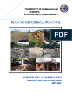 Plan de Emergencia Municipal Victoria 2023