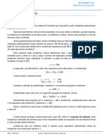 Focus Concursos MATEMÁTICA I Sistemas Lineares