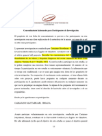 Carta de Consentimiento Informado