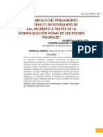 Desarrollo Del Pensamiento Algebraico en Estudiantes de Bachillerato A Través de La Generalización Visual de Sucesiones Figurales