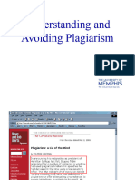 Understanding - and .Avoiding - Plagiarism.univ .Memphis - Ppt-1kpdi8y