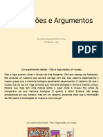 Discussões e Argumentos