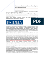 Violência Nos Relacionamentos de Lésbicas e Associações Com Rede de Apoio e Suporte Social