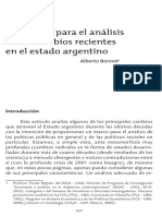 BONNET - Elementos para El Analisis de Los Cambios Recientes en El Estado Argentino