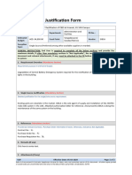 Single Source Justification Form