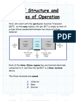 BJT Structure and Modes of Operation