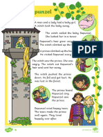 Rapunzel Differentiated Reading Comprehension Activity