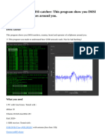 GitHub - Oros42 - IMSI-Catcher This Program Show You IMSI Numbers of Cellphones Around You.